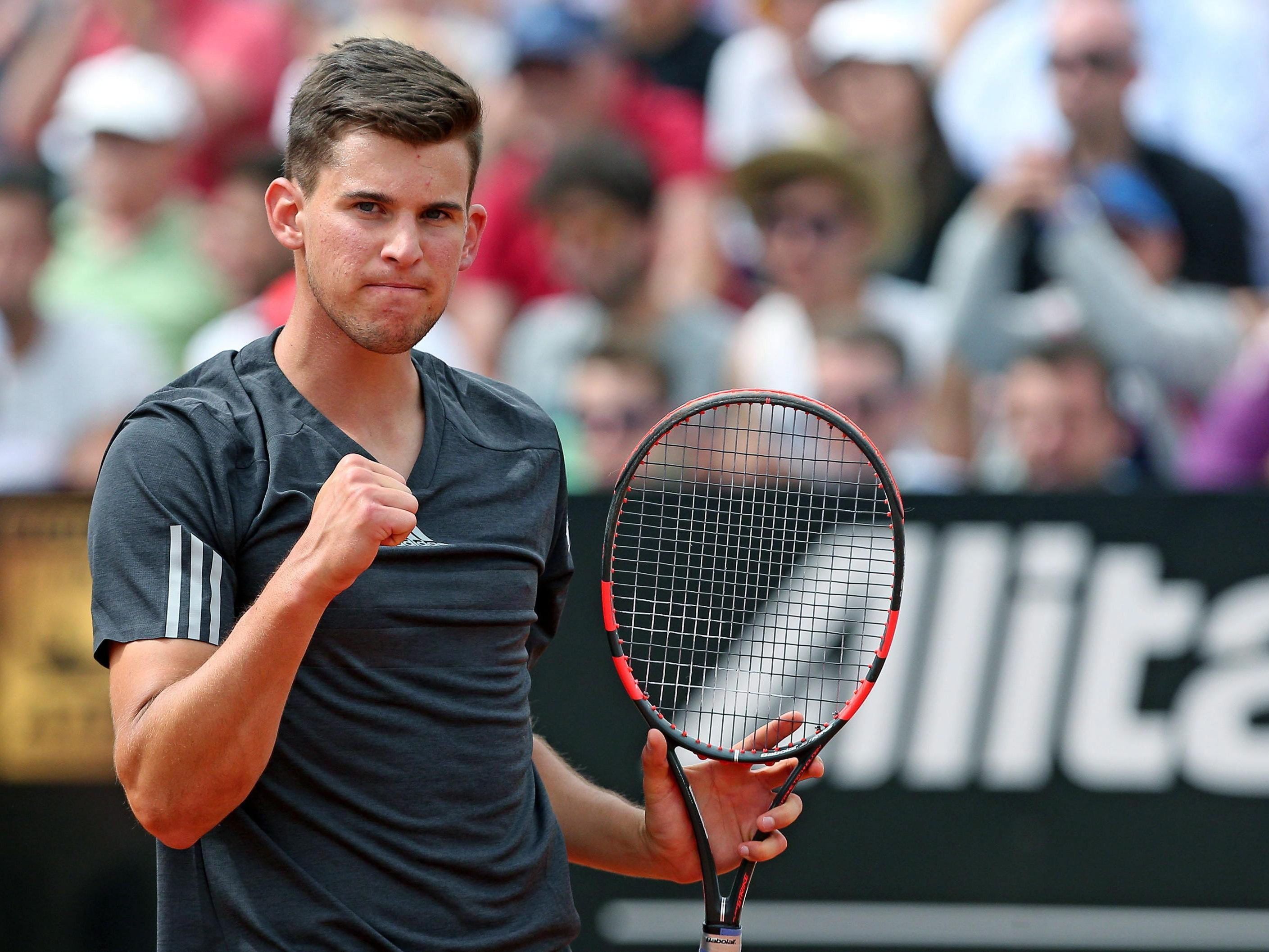 Dominic Thiem, Österreichs Nummer eins im Tennis, nimmt am Erste Bank Open in Wien 2015 teil. Dominic Thiem, Österreichs Nummer eins im Tennis, nimmt am Erste Bank Open in Wien 2015 teil.