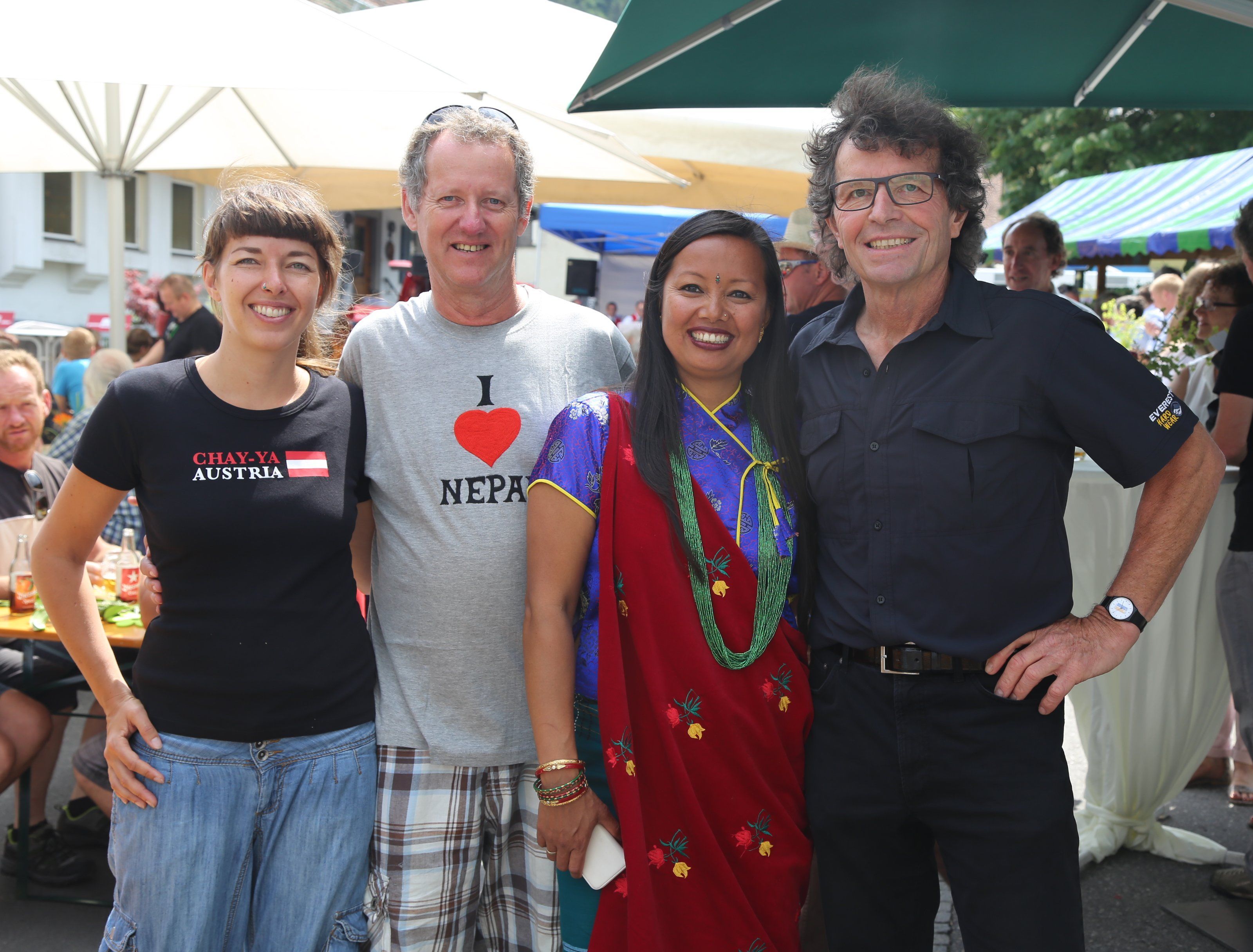 Sabine Klotz, Elmar und Maya Müller sowie Theo Fritsche. Sabine Klotz, Elmar und Maya Müller sowie Theo Fritsche.