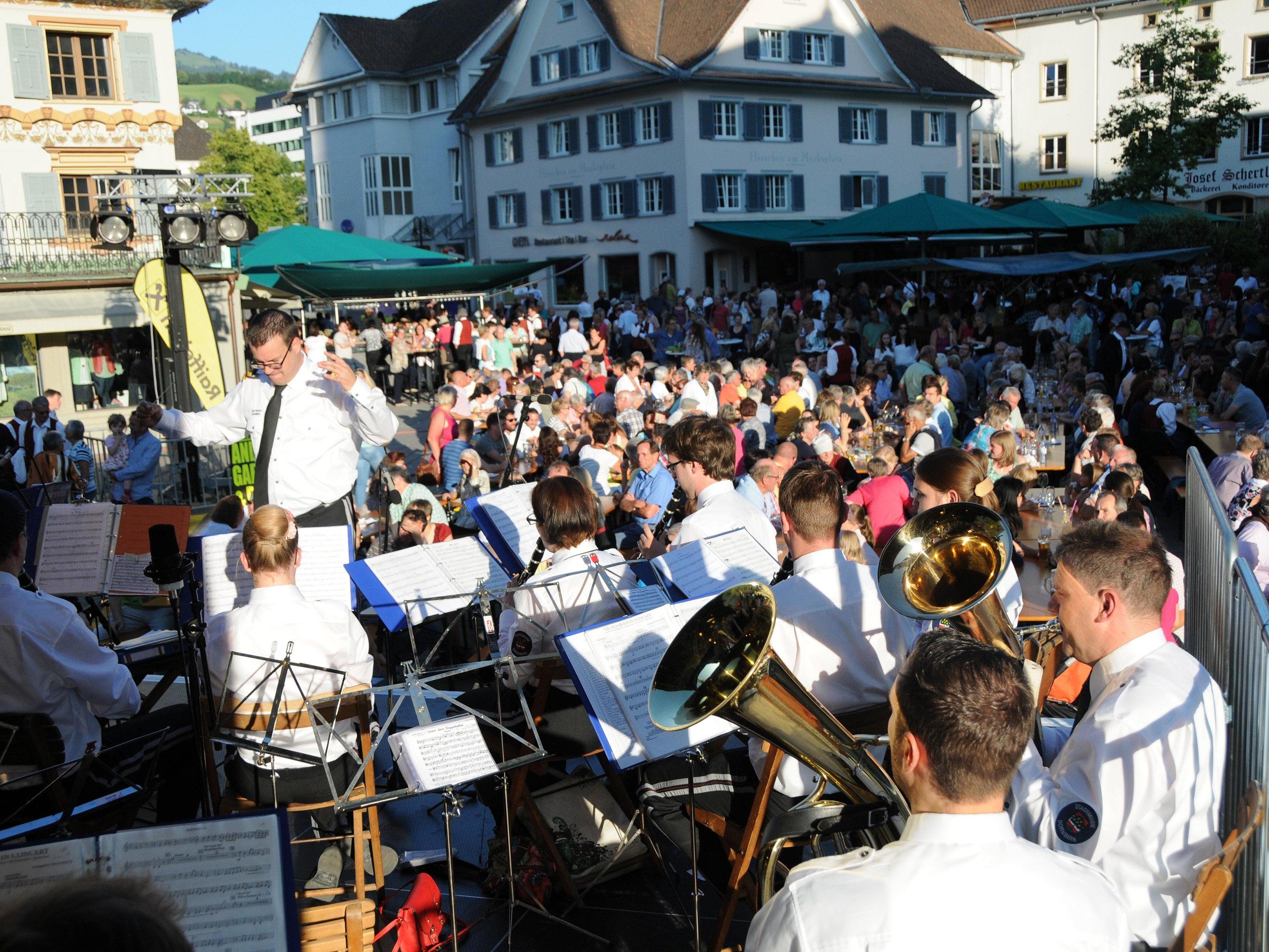 Am 20. Juni findet auf dem Dornbirner Marktplatz der "Längste Tag der Blasmusik" statt.