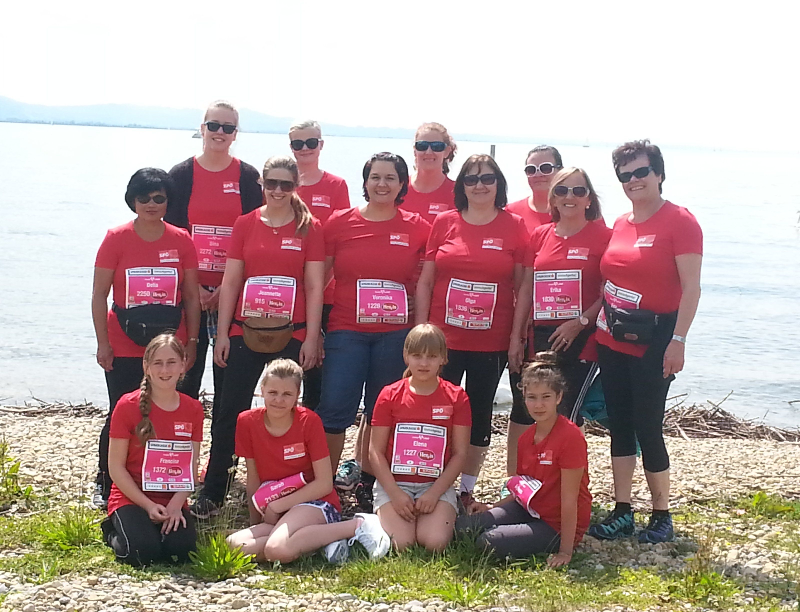 Das Team der SPÖ-Frauen beim Frauenlauf 2015 Das Team der SPÖ-Frauen beim Frauenlauf 2015