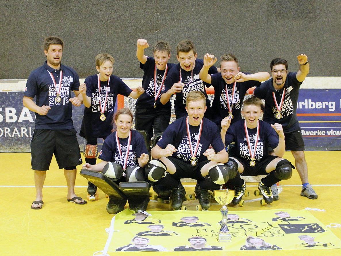 RHC Dornbirn U-15-Team wird Schweizer Meister