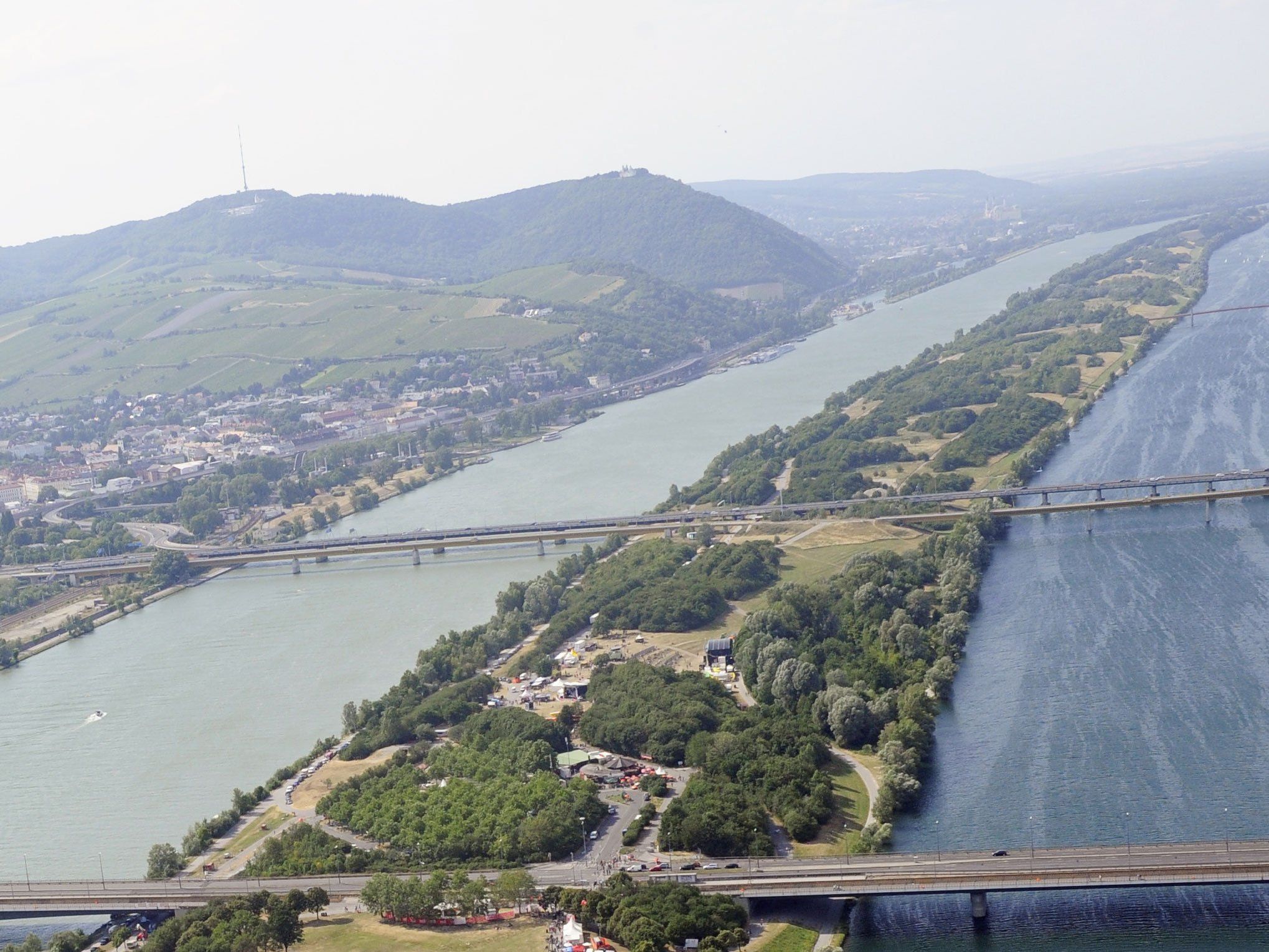 Die Donauinsel bietet wieder etwas Neues. Die Donauinsel bietet wieder etwas Neues.