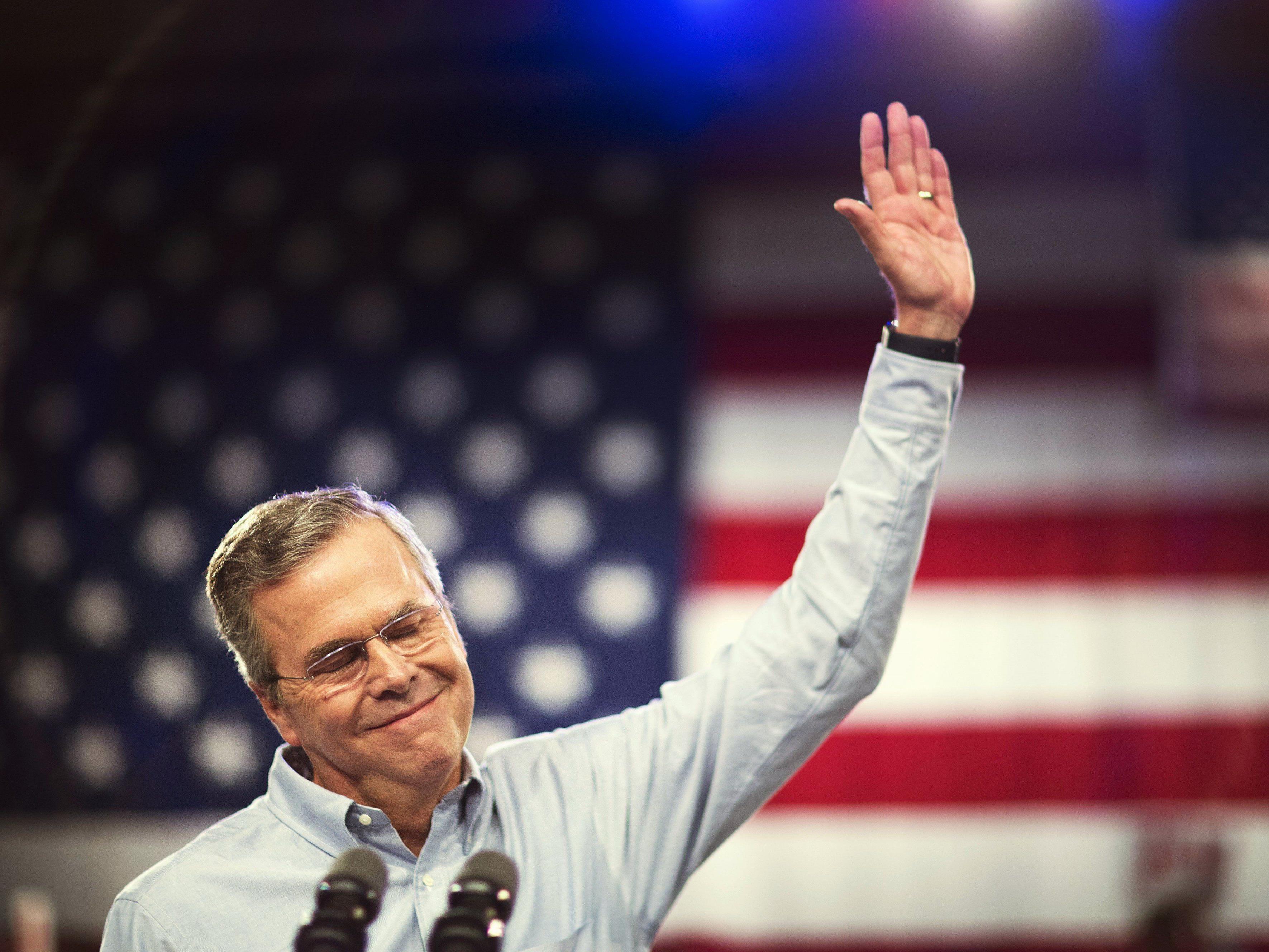 Er will's machen: Jeb Bush kandidiert als dritter der Bush-Dynastie für das Amt des US-Präsidenten.