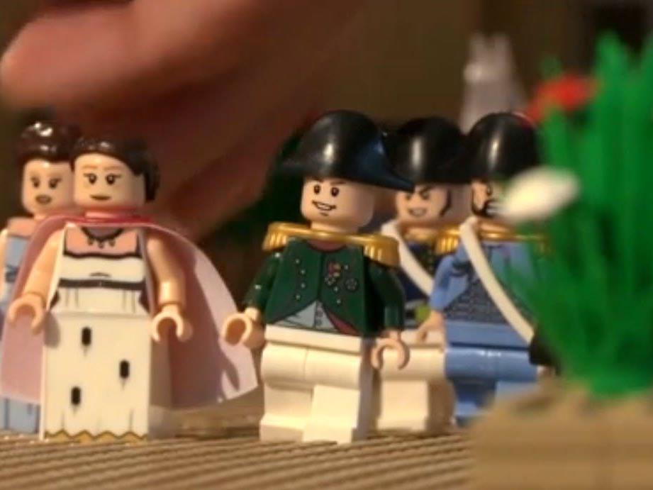 Die Schlacht von Waterloo in Lego.