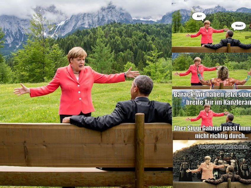 #Merkelmeme - im Netz geht es derzeit rund.