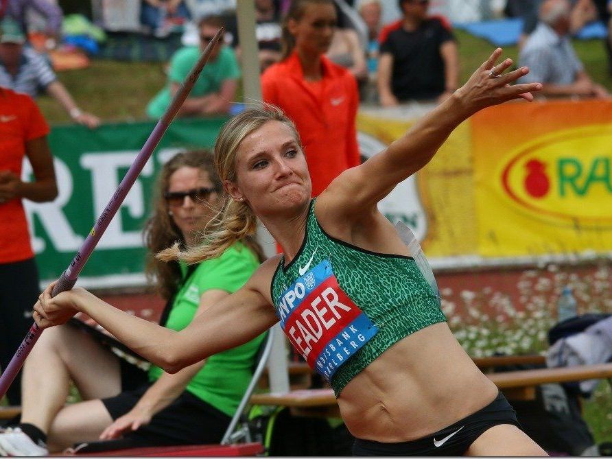 Zum zweiten Mal beim dritten Antreten ist Brianne Eaton Theisen die Königin von Götzis Zum zweiten Mal beim dritten Antreten ist Brianne Eaton Theisen die Königin von Götzis