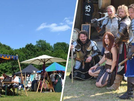 Die Besucher erkundeten bei bestem Wetter das Mittelalter-Spektakel in Tribuswinkel. Die Besucher erkundeten bei bestem Wetter das Mittelalter-Spektakel in Tribuswinkel.