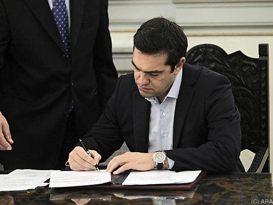 Premier Tsipras hat seine Regierung umgebildet