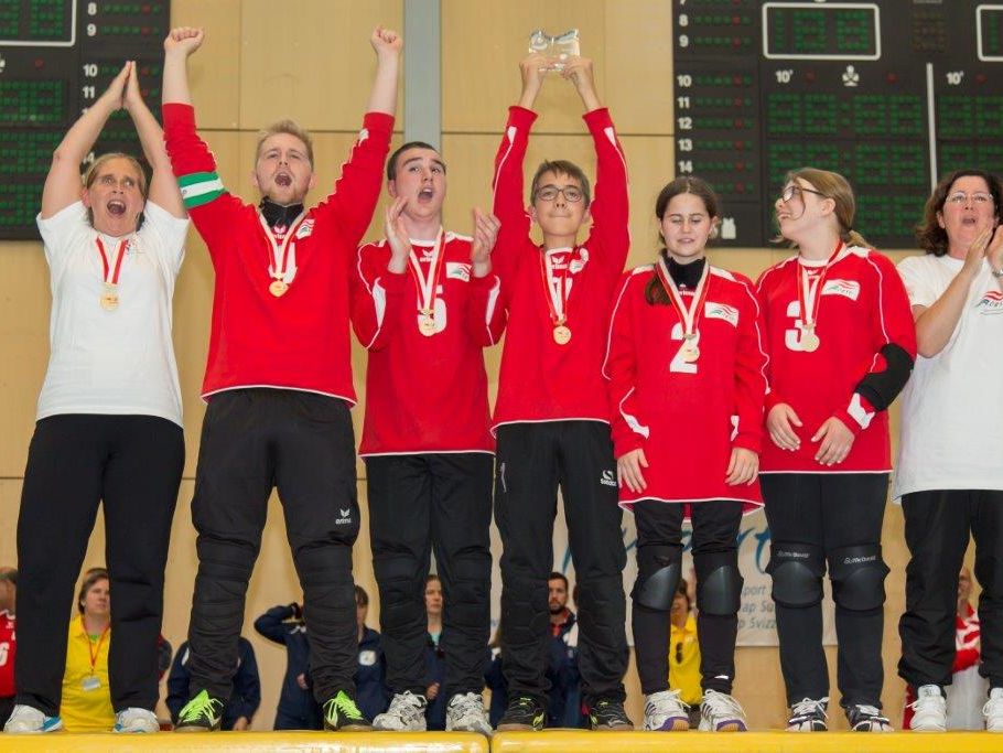 Großer Erfolg für das Ländle-Trio mit dem WM-Titel im Blindentorball Großer Erfolg für das Ländle-Trio mit dem WM-Titel im Blindentorball