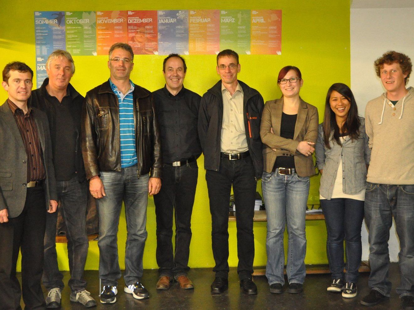 Der Vorstand der Offenen Jugendarbeit Rankweil: (v.l.n.r.) Bürgermeister Martin Summer, Jugendsachbearbeiter Armin Wille, Obmannstellvertreter Norbert Schmidle, Obmann Andreas Prenn, Schriftführer Michael Rauch, Kassierin Manuela Auernigg, Racqquel del Rosario und Geschäftsführer Claudio Herburger Der Vorstand der Offenen Jugendarbeit Rankweil: (v.l.n.r.) Bürgermeister Martin Summer, Jugendsachbearbeiter Armin Wille, Obmannstellvertreter Norbert Schmidle, Obmann Andreas Prenn, Schriftführer Michael Rauch, Kassierin Manuela Auernigg, Racqquel del Rosario und Geschäftsführer Claudio Herburger