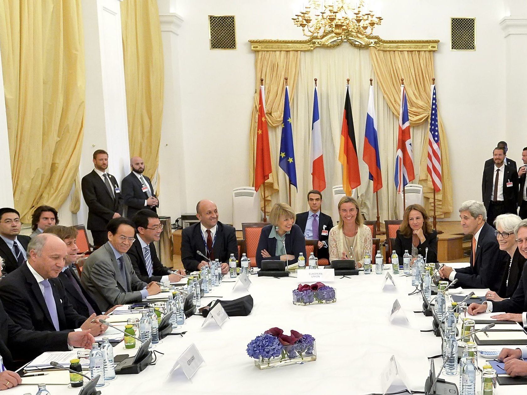 Atomverhandlungen im Wiener Palais Coburg stecken fest. Atomverhandlungen im Wiener Palais Coburg stecken fest.