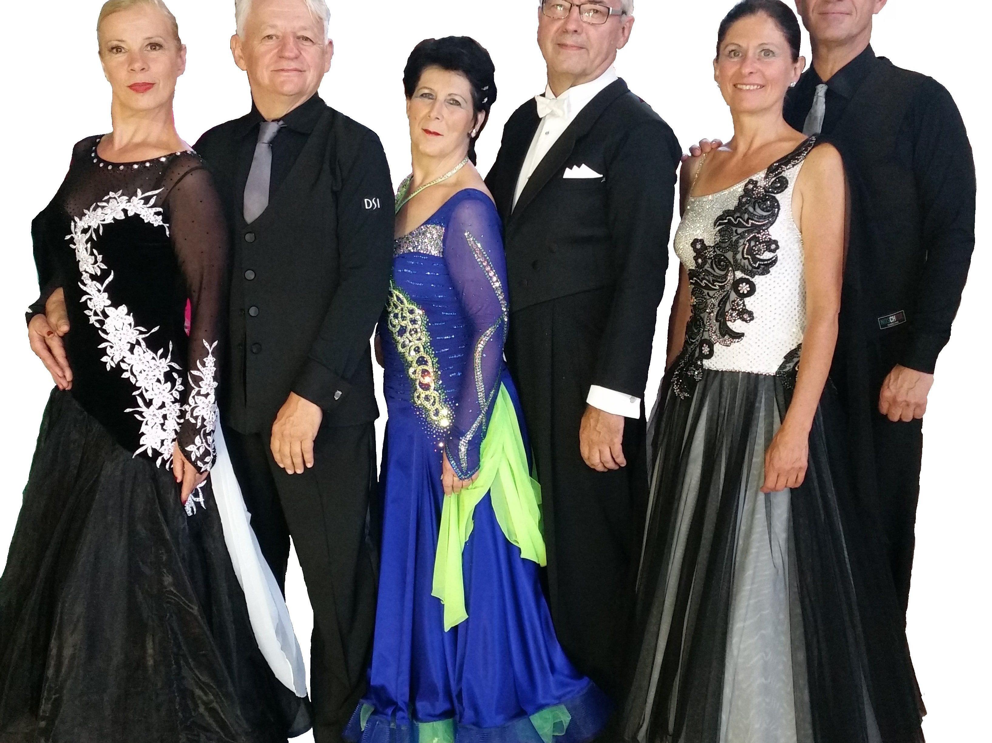 Mannschaftsbild mit Elisabeth und Stefan Szalay, Bianca und Lothar Schuler, Birgit und Manfred Trefalt (v.l.n.r.)
