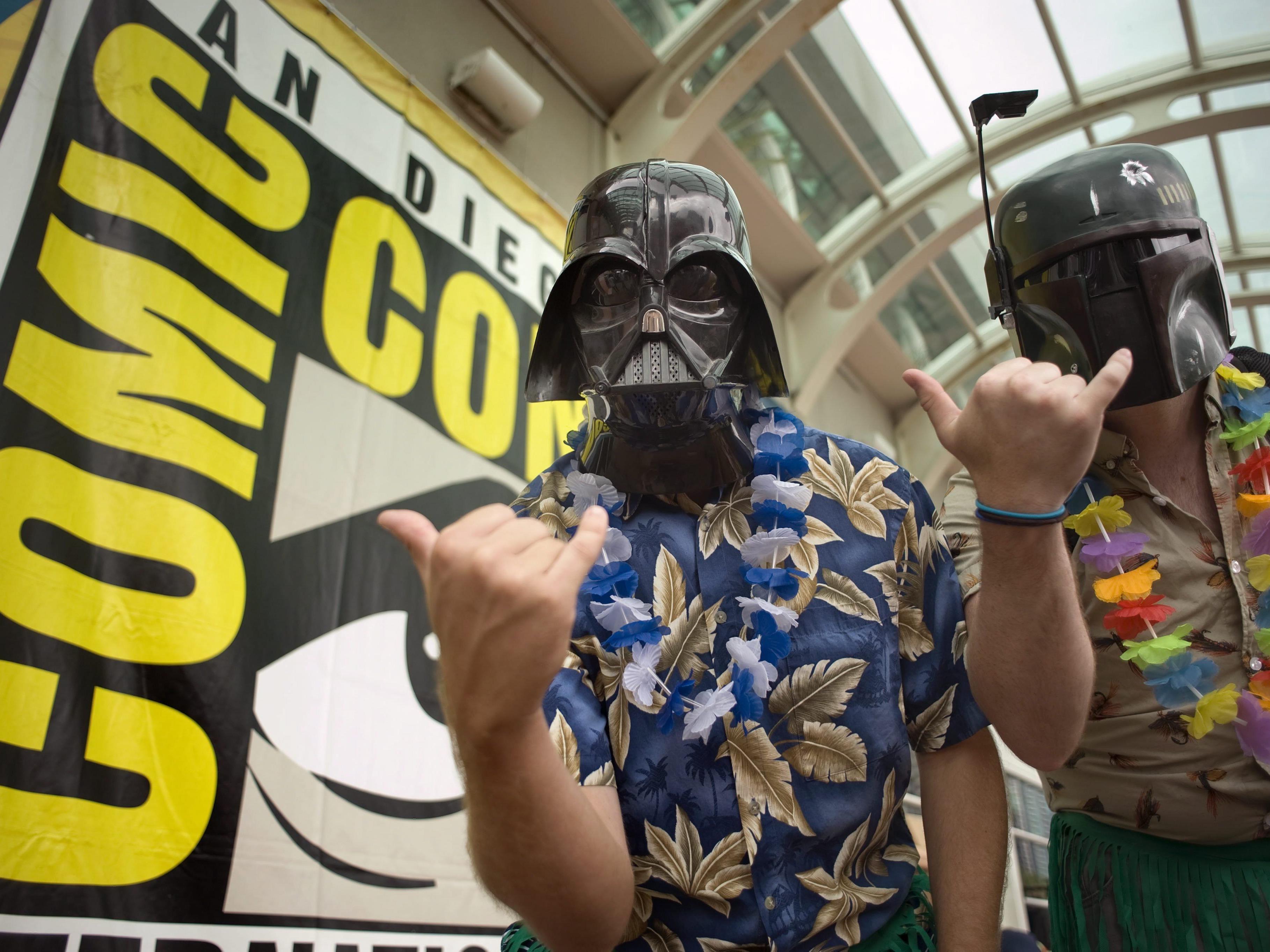 Am Donnerstag wurde die Comic Con in San Diego eröffnet. Am Donnerstag wurde die Comic Con in San Diego eröffnet.