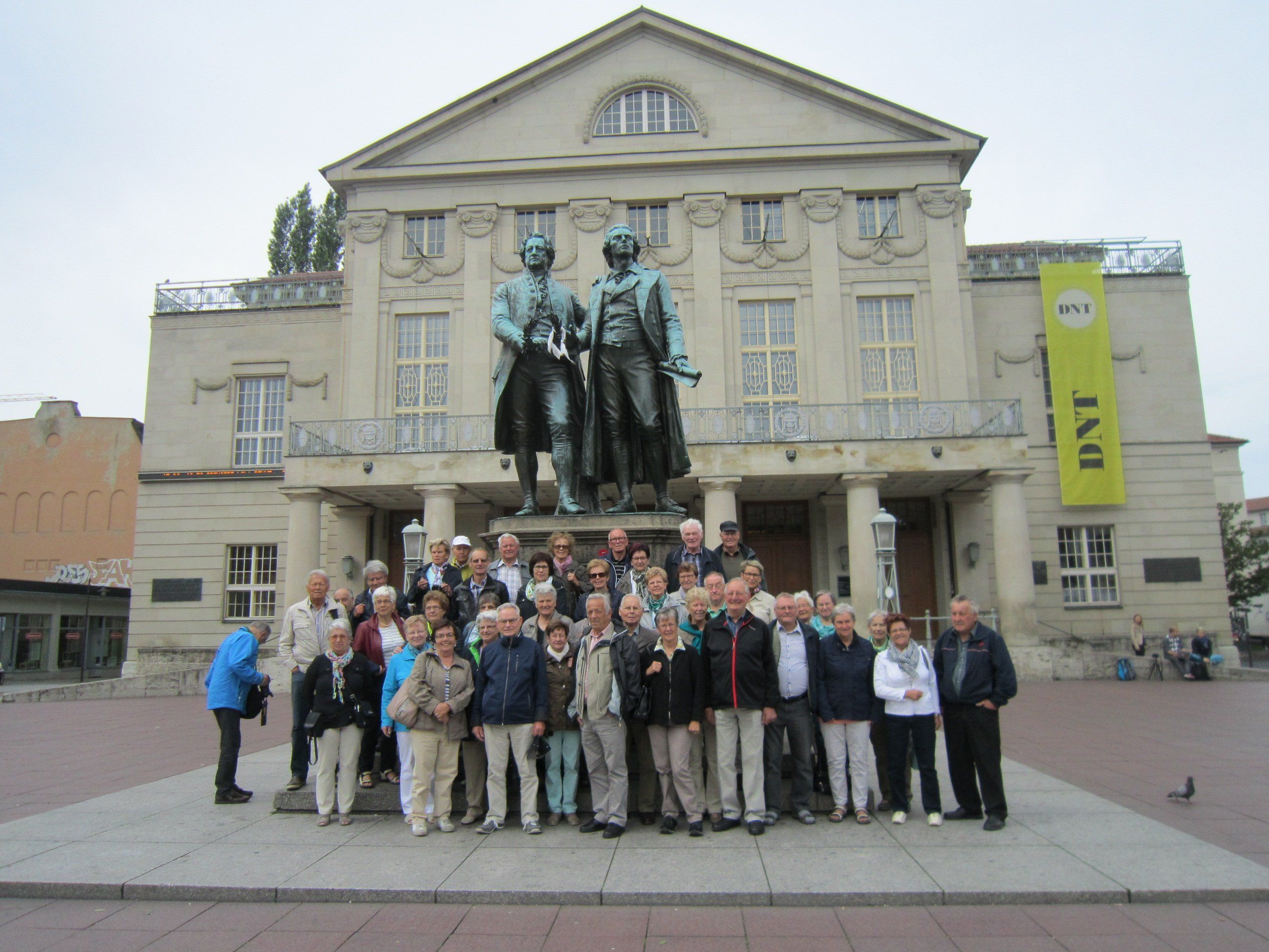 Reiselustige Göfner Senioren im deutschen Thüringen. Reiselustige Göfner Senioren im deutschen Thüringen.