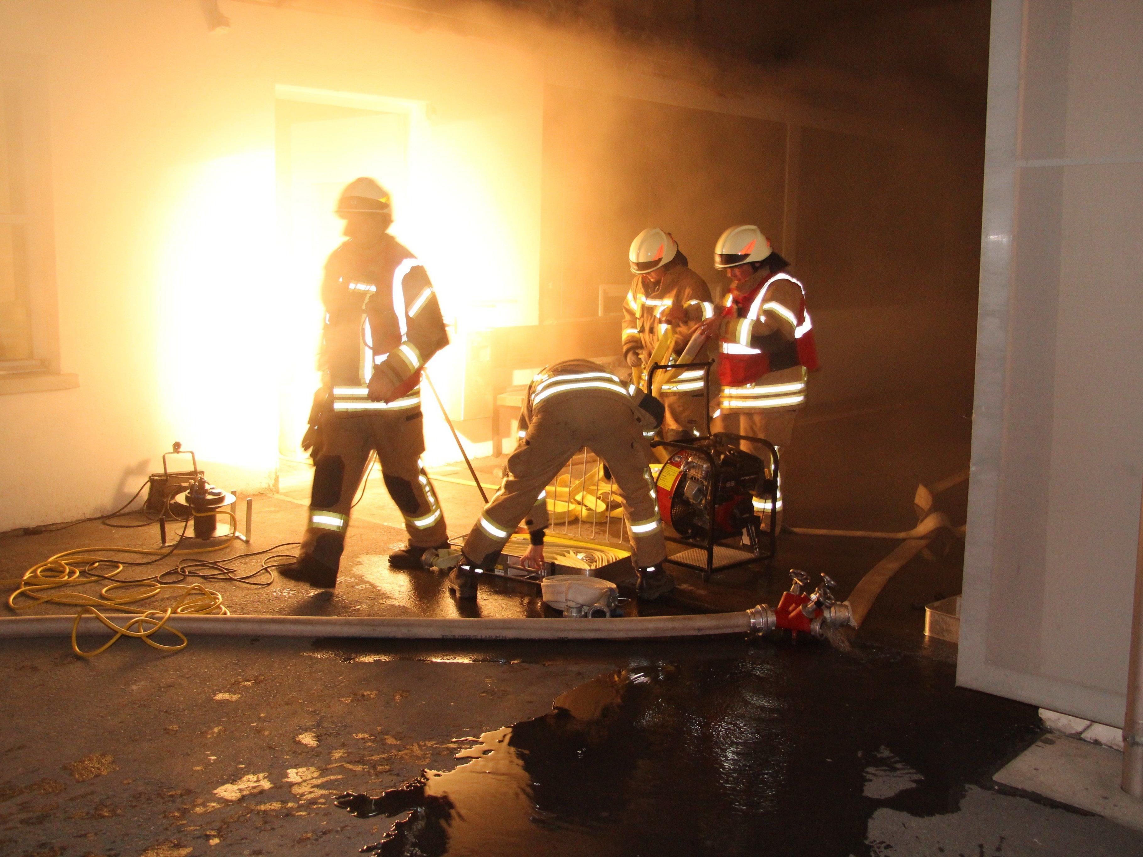 Brand in Dornbirner Tischlerei ausgebrochen.