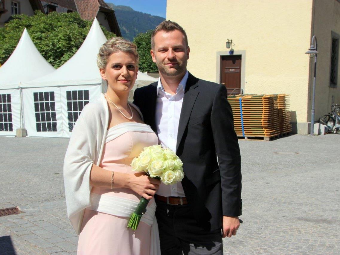 Désirée Müller und Thorsten Nied feierten ihre standesamtliche Hochzeit
