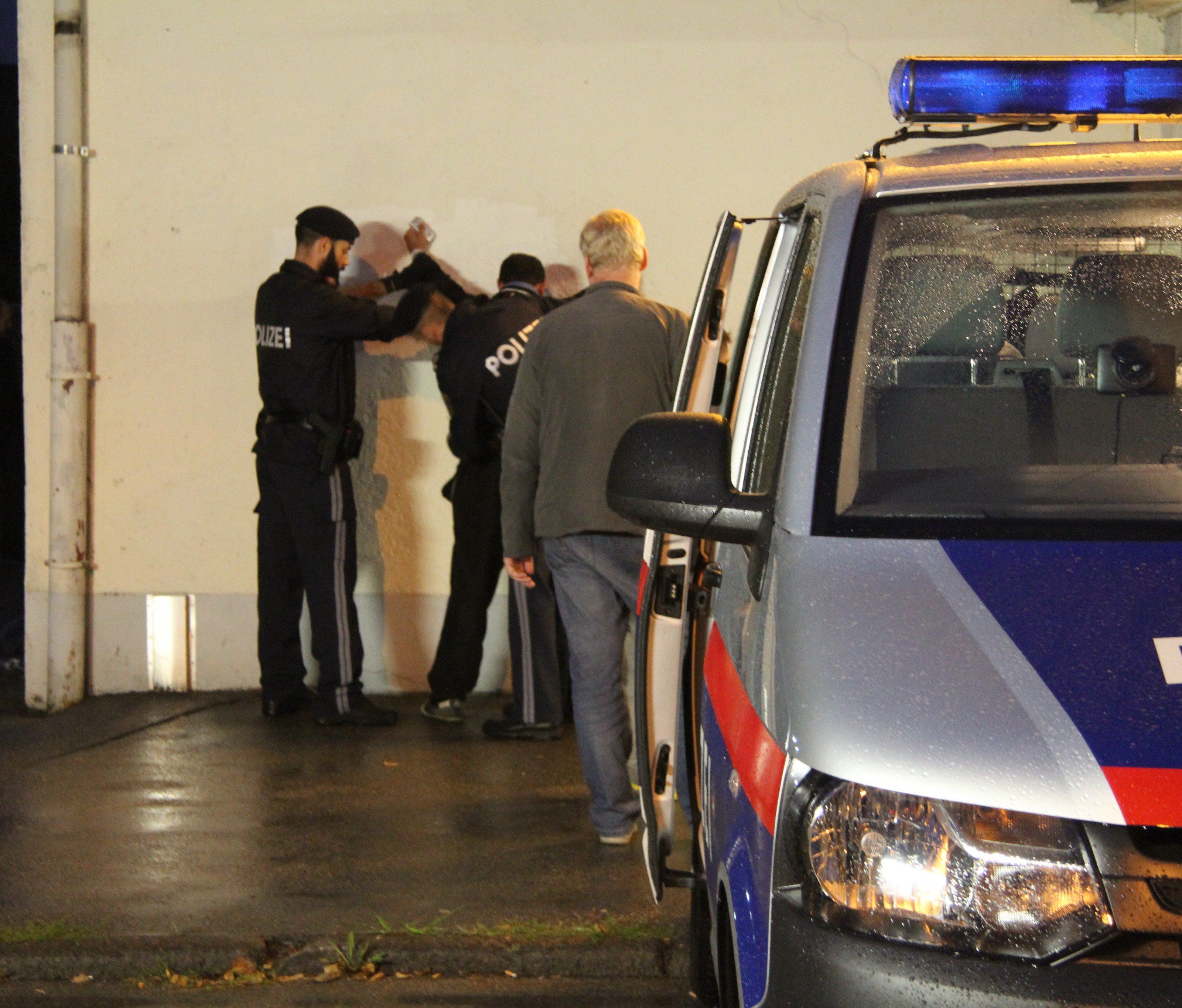 Einsatz hinter dem Metrokino in Bregenz. Einsatz hinter dem Metrokino in Bregenz.
