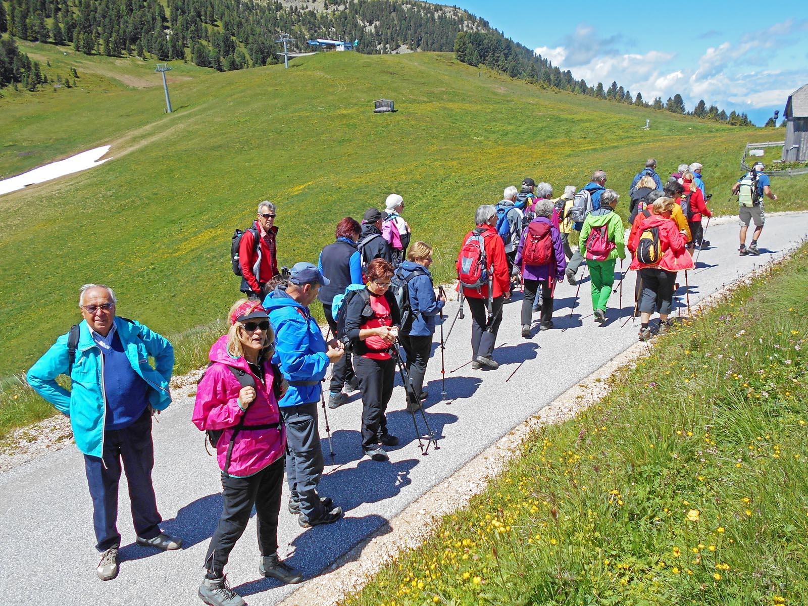 Der Seniorenbund Dornbirn bietet geführte Wandertage im Südtirol an