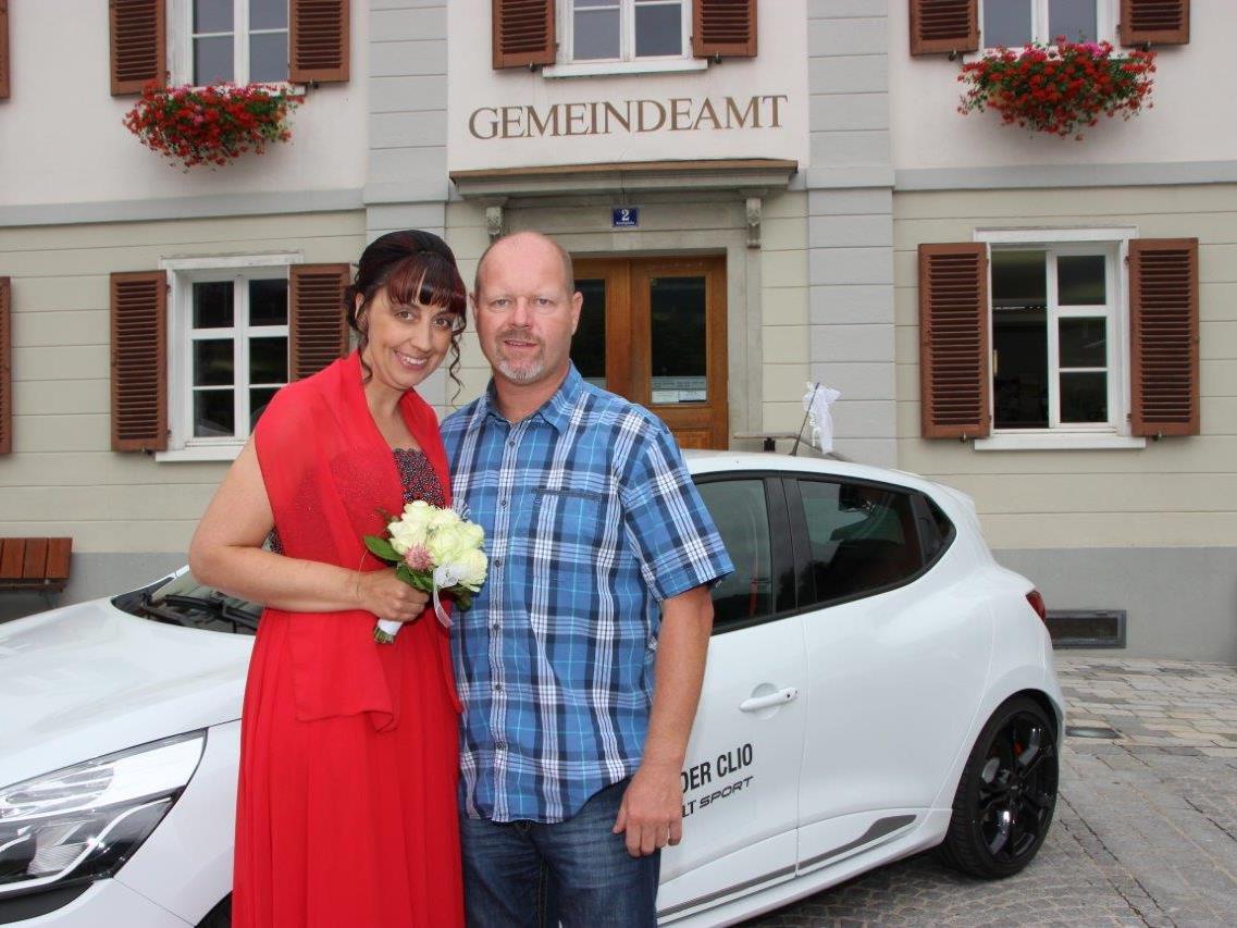 Renate Klehenz und Herbert Studer feierten ihre standesamtliche Hochzeit.