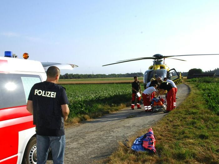 Die Schwerverletzte wurde ins Wiener AKH geflogen. Die Schwerverletzte wurde ins Wiener AKH geflogen.