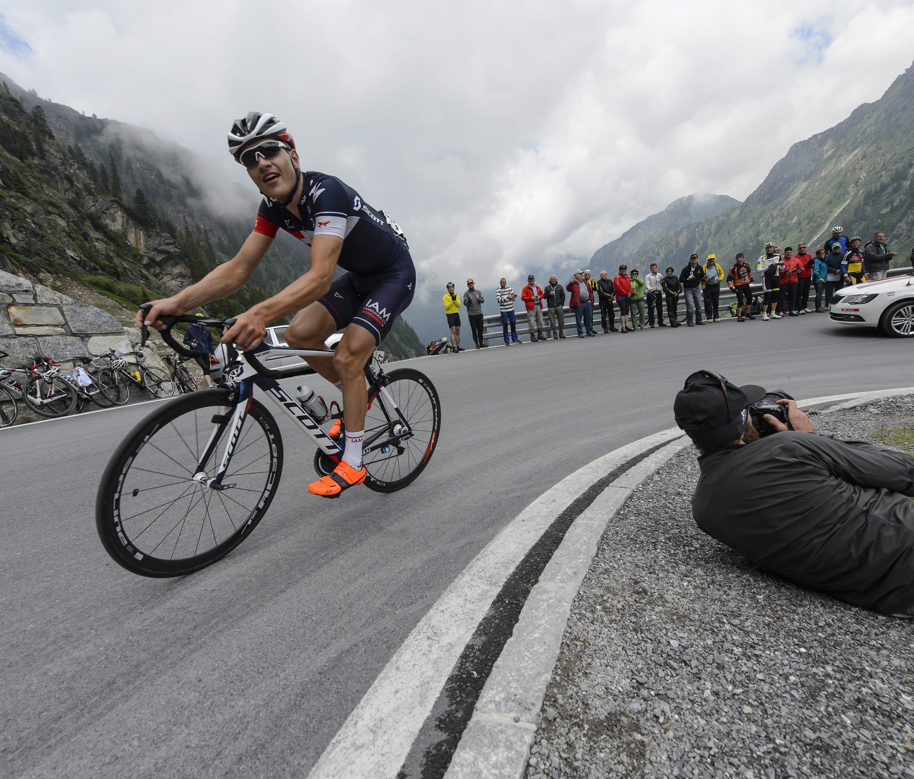 Matthias Brändle setzt auf Attacke. Matthias Brändle setzt auf Attacke.