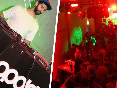 Party im Café Leopold. Party im Café Leopold.
