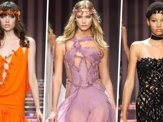 Wunderschöne und fantasievolle Kreationen von Donatella Versace. Wunderschöne und fantasievolle Kreationen von Donatella Versace.