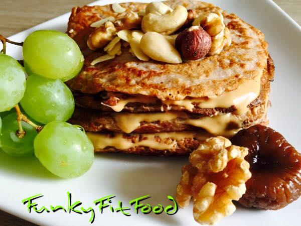 Leckeres Rezept von FunkyFitFood: Power-Pancakes.