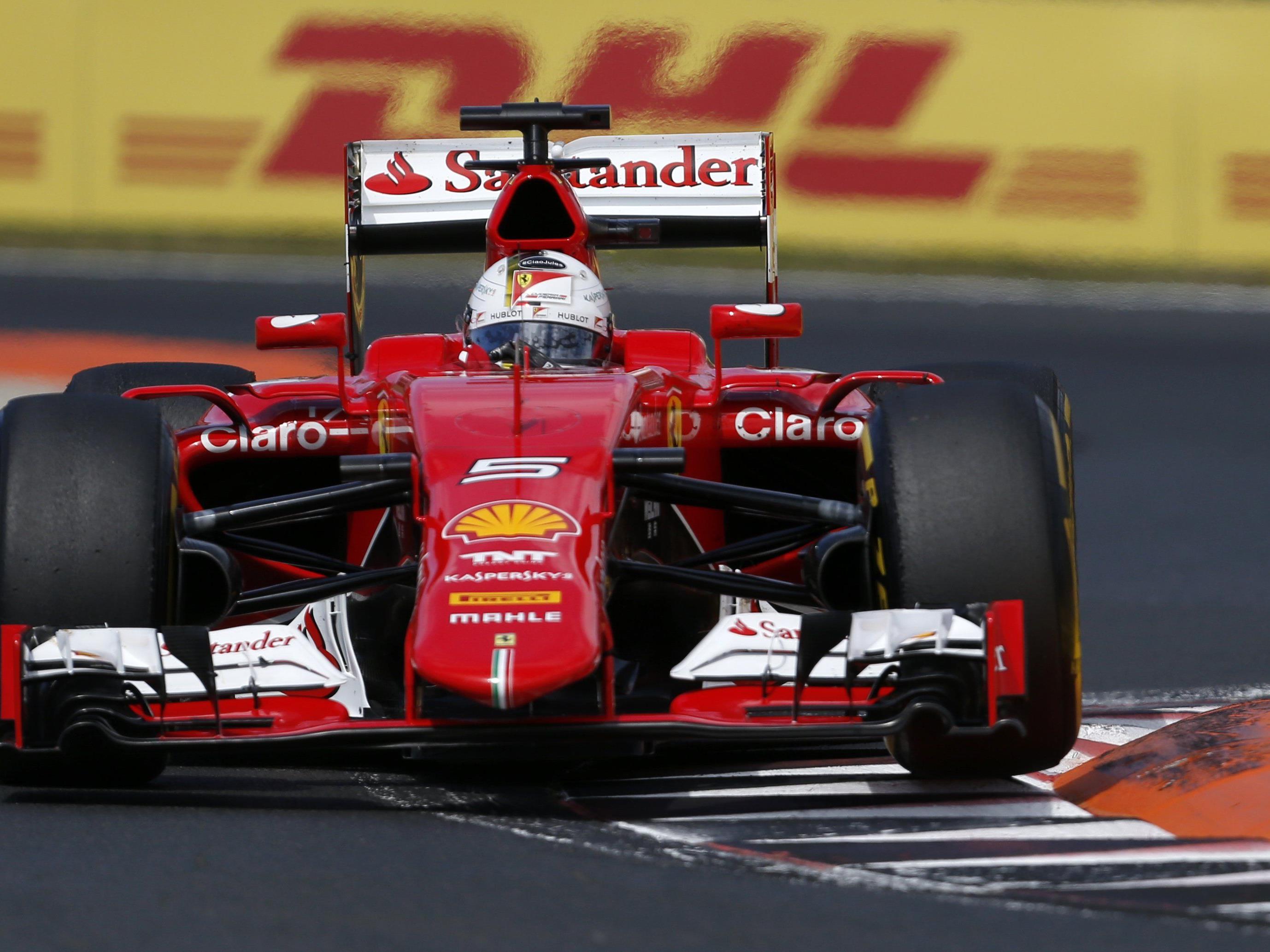 Vettel gewann Ungarn-GP vor Kwjat und Ricciardo.