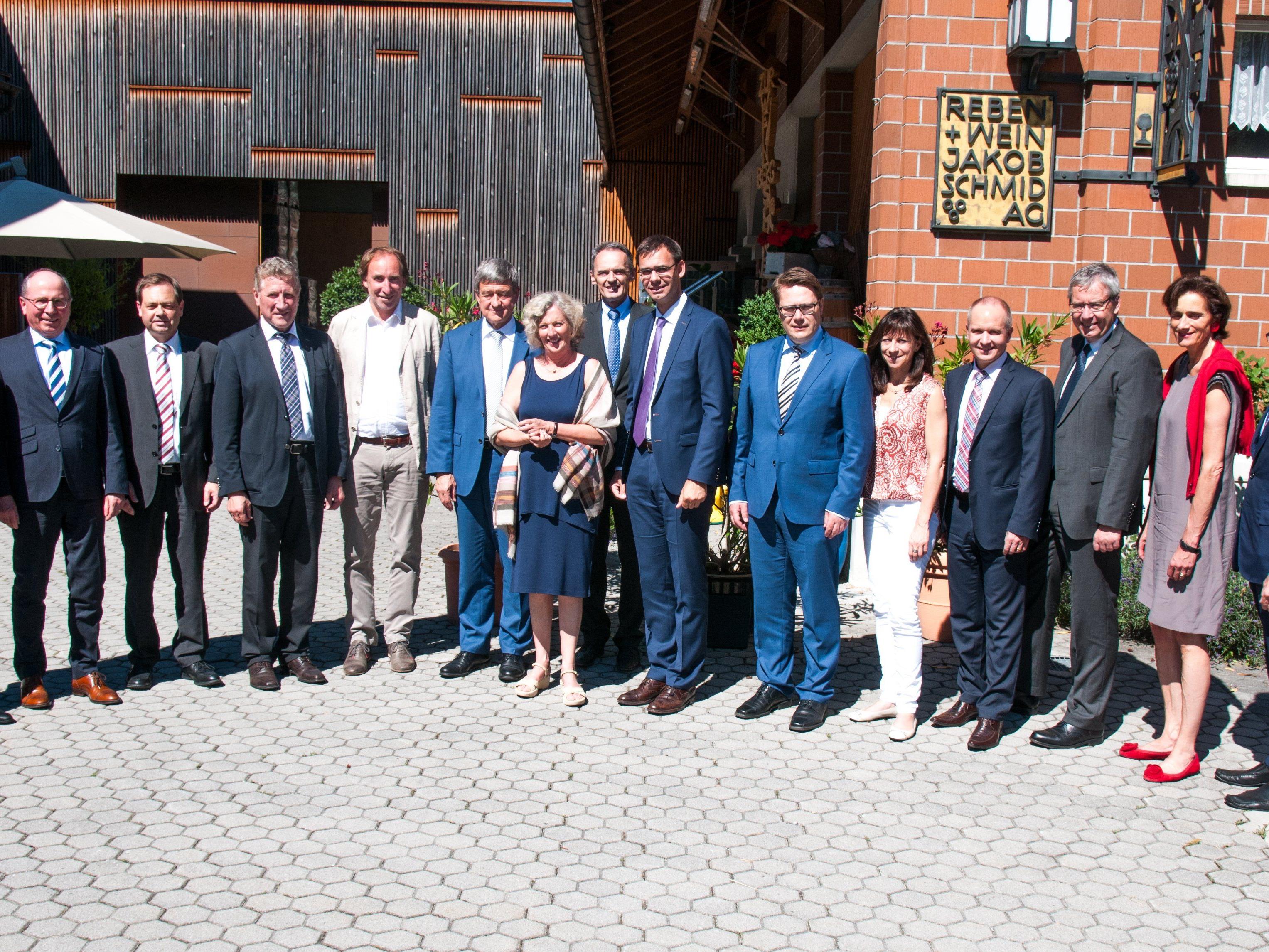Regierungen von Vorarlberg und St.Gallen trafen sich zum Arbeitsgespräch