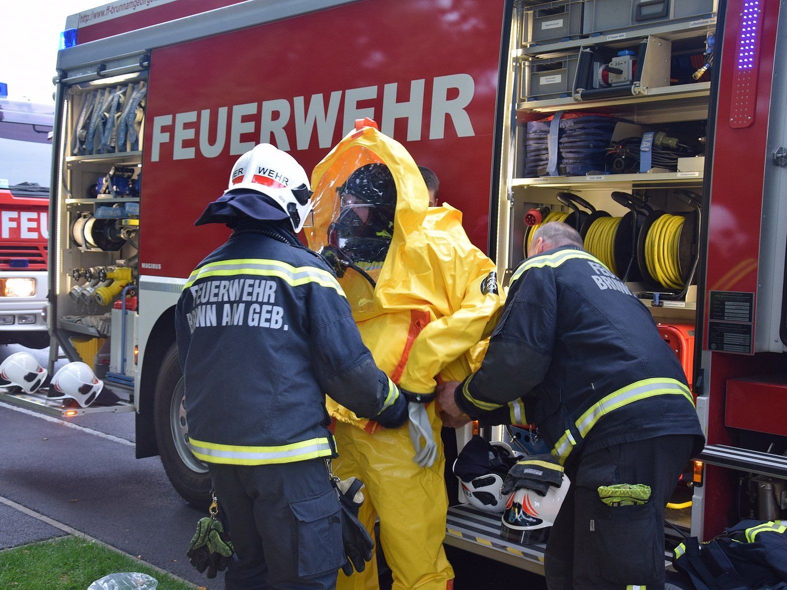 In Brunn am Gebirge musste die Freiwillige Feuerwehr ausrücken. In Brunn am Gebirge musste die Freiwillige Feuerwehr ausrücken.