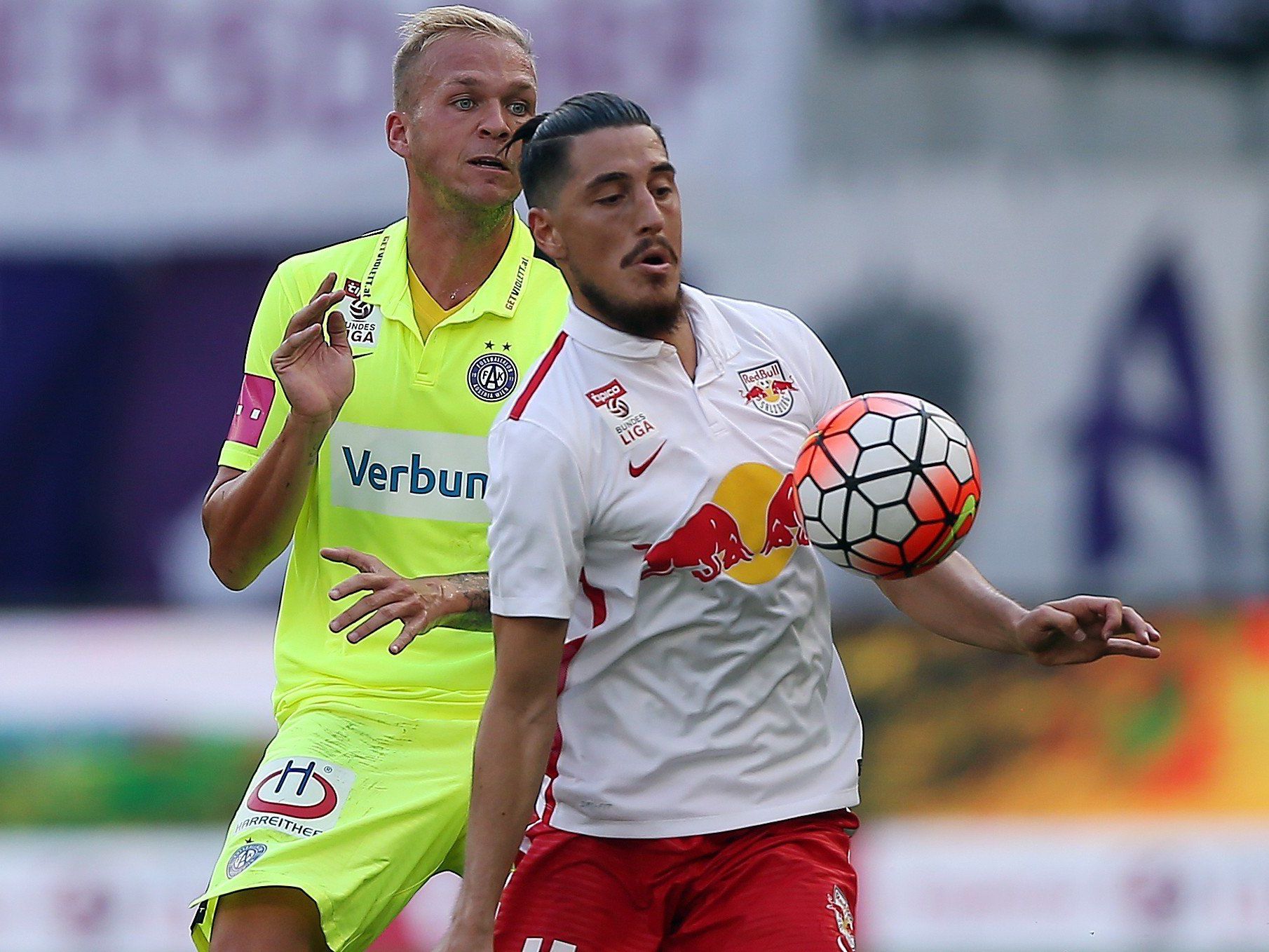 Zwei Mal ging Austria Wien in Führung. Zwei Mal ging Austria Wien in Führung.