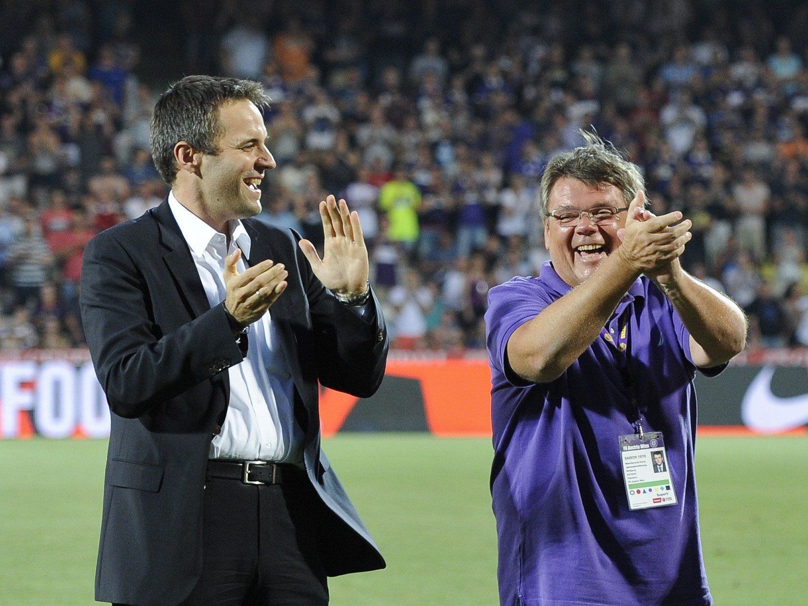 Austria-Vorstand Markus Kraetschmer (l.) und Präsident Wolfgang Katzian. Austria-Vorstand Markus Kraetschmer (l.) und Präsident Wolfgang Katzian.