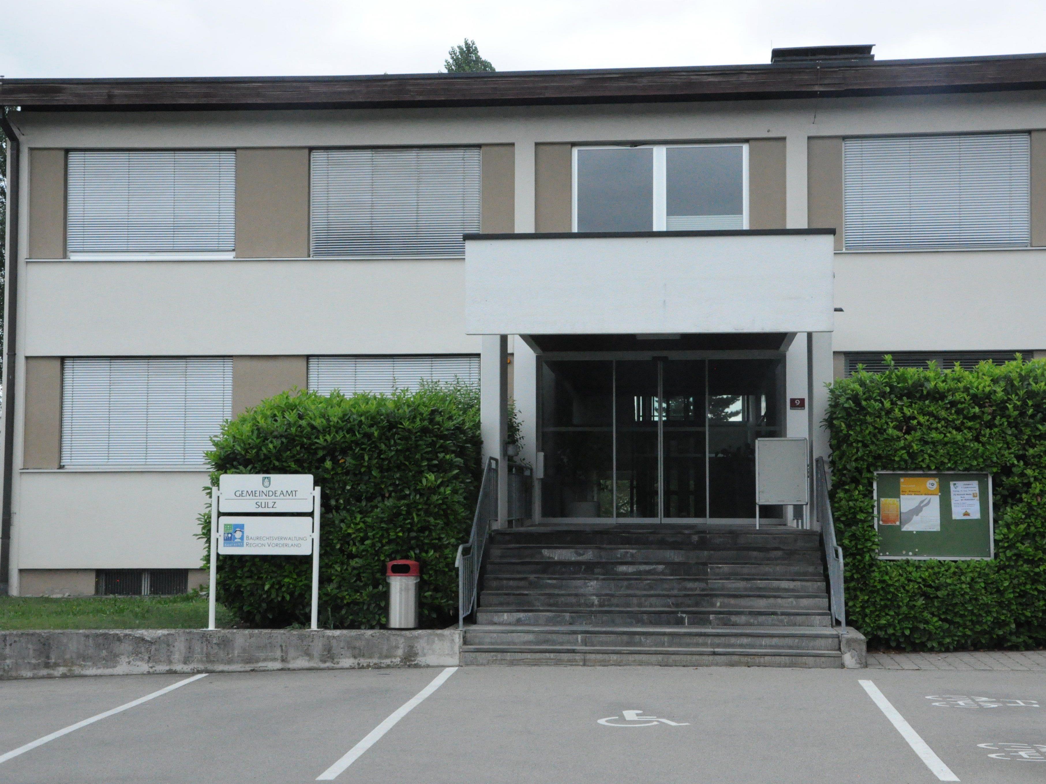 Im Erdgeschoss des Gemeindeamtes Sulz ist die Finazverwaltung Vorderland situiert.