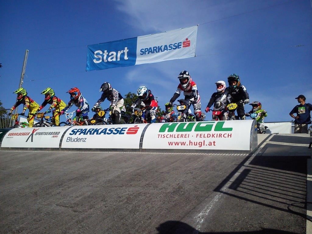 Heiße BMX-Rennen in Bludenz. Heiße BMX-Rennen in Bludenz.