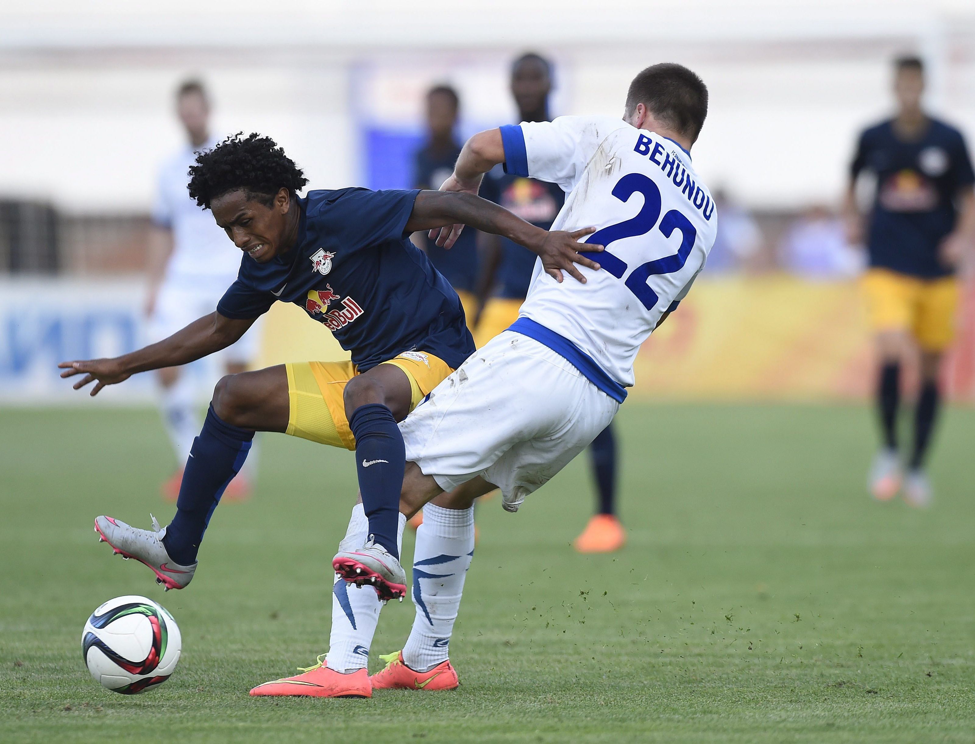 Salzburg musste am Donnerstagabend im Europa League-Play-Off eine 0:2-Schlappe hinnehmen. Salzburg musste am Donnerstagabend im Europa League-Play-Off eine 0:2-Schlappe hinnehmen.