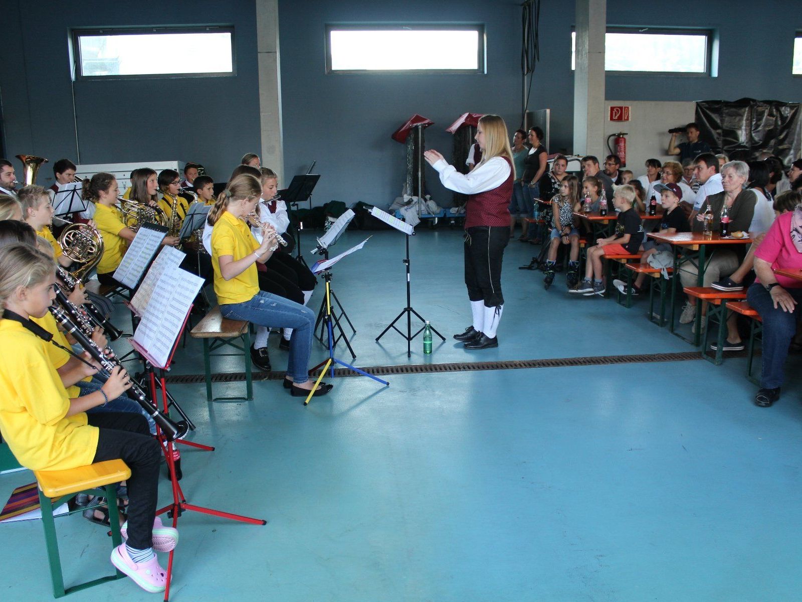 Viel los auf dem Platzkonzert des Musikvereins Viel los auf dem Platzkonzert des Musikvereins