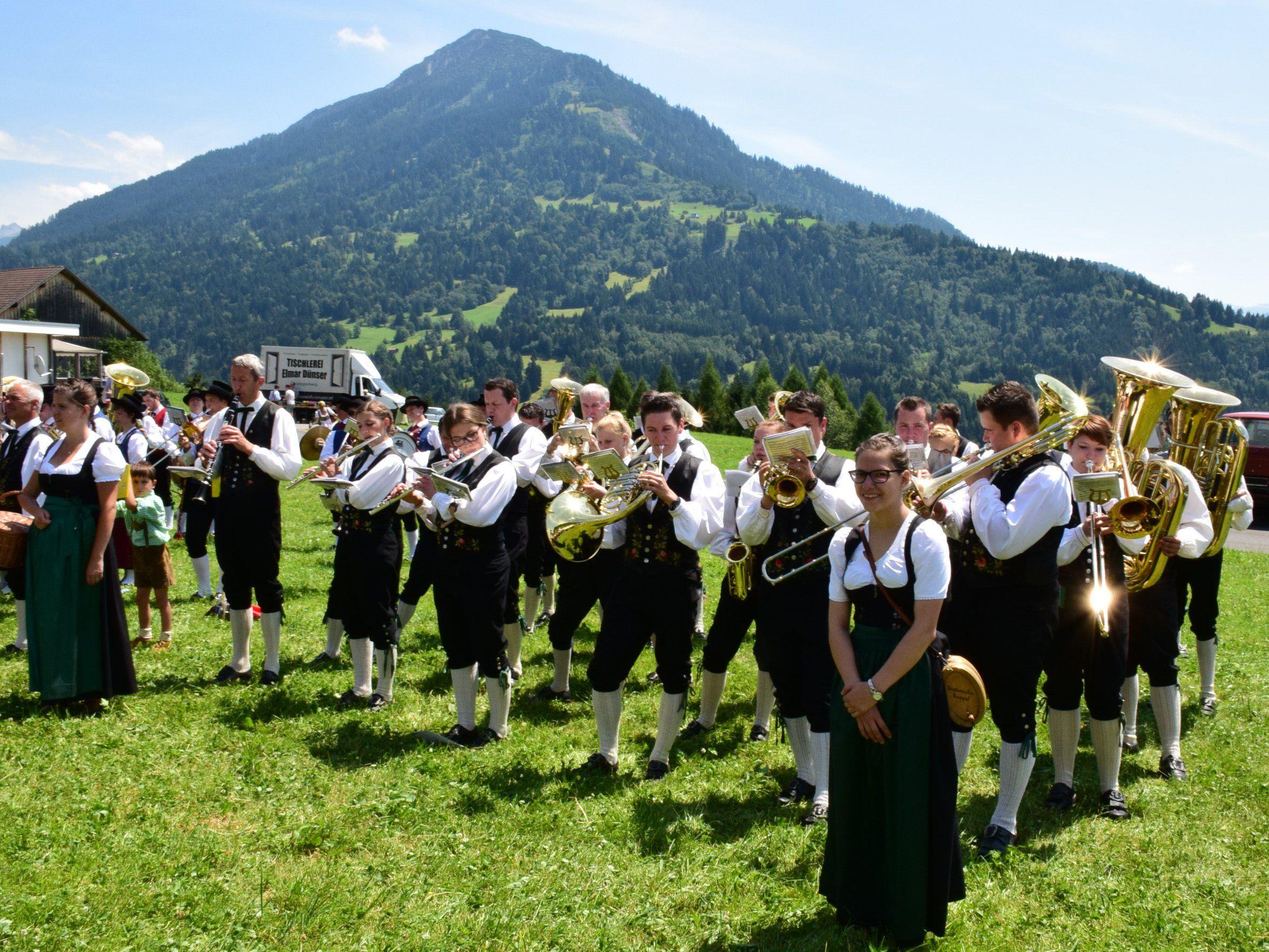 Der Musikverein Fraßenecho Raggal veranstaltet das diesjährige Dorffest.