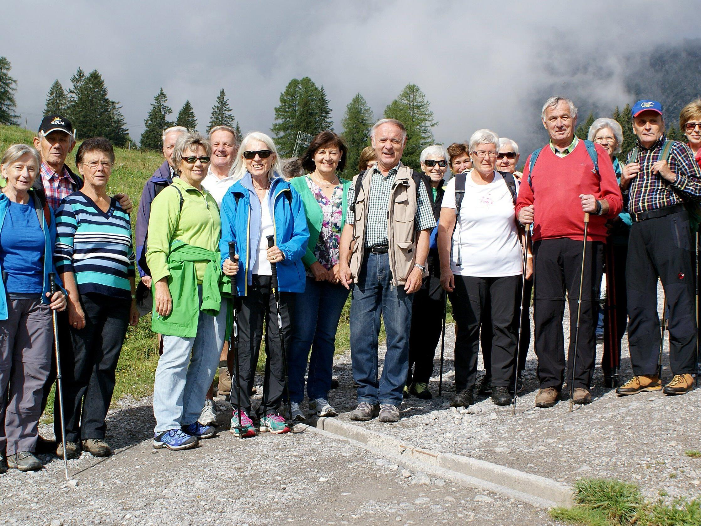 Beim Seniorenbund-Landeswandertag in Brand fühlten sich die Wanderfreunde sichtlich wohl