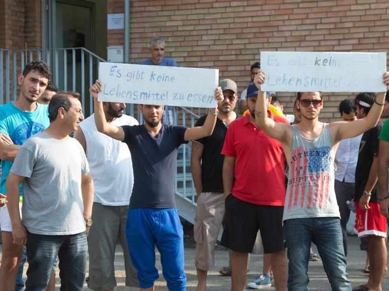 Für viel Unverständnis sorgte eine Protestaktion von syrischen Flüchtlingen in Dornbirn.
