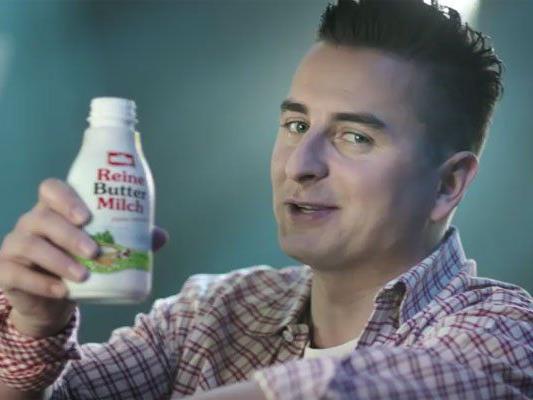 Gabalier macht nun Werbung für "Müller Milch" Gabalier macht nun Werbung für "Müller Milch"