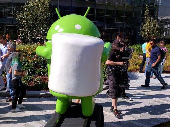 Passt zur Figur von Maskottchen Andy: Die nächste Android-Version heißt "Marshmallow".