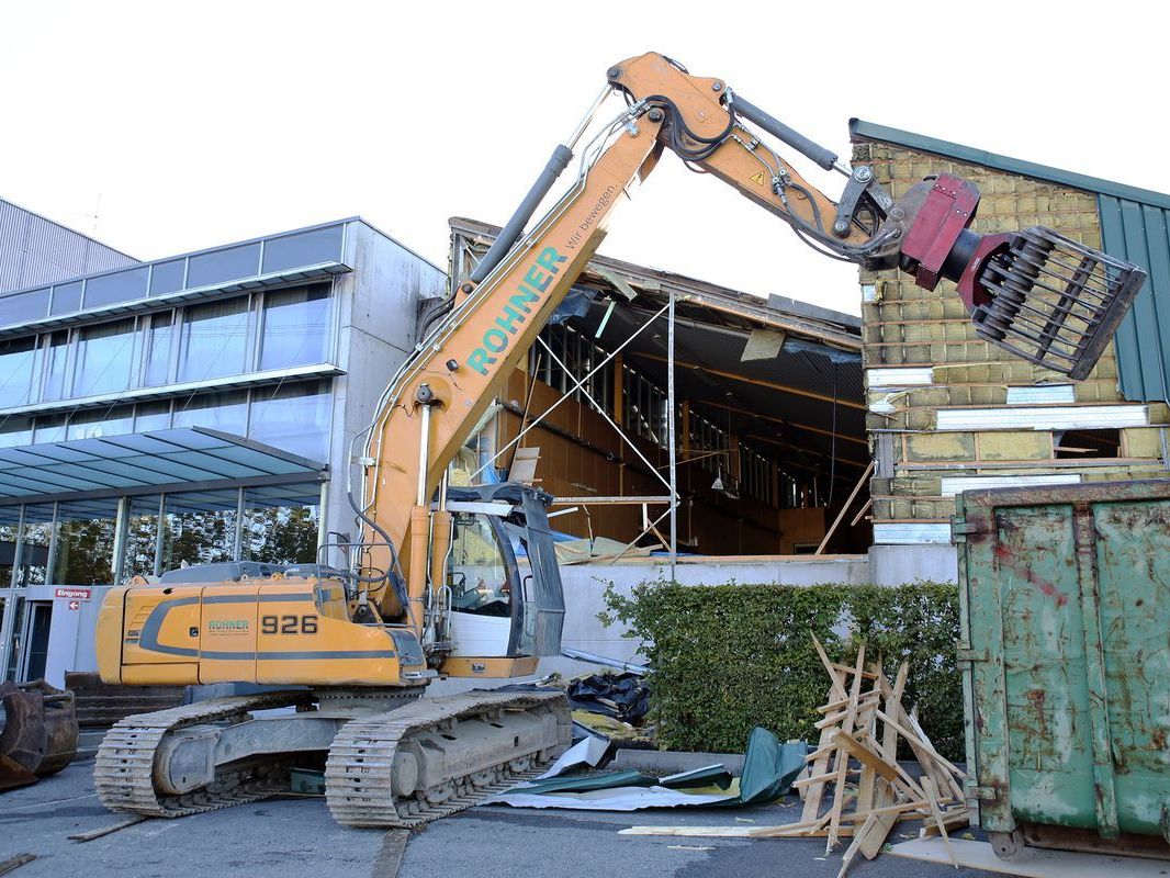 Bauarbeiten am Messegelände in Dornbirn gestartet. Bauarbeiten am Messegelände in Dornbirn gestartet.