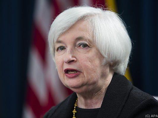 Fed-Chefin Janet Yellen hielt Zinsen niedrig