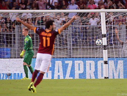 Florenzi traf aus knapp 60 Metern zum 1:1-Ausgleich für Roma