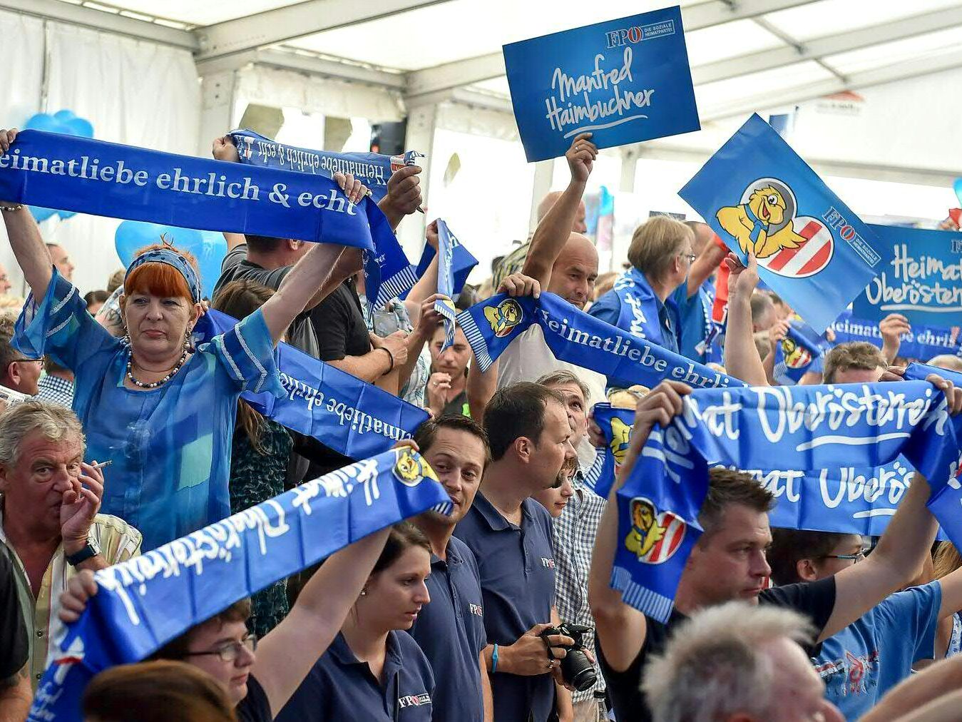 Der Welser Gemeinderat wird blau. Der Welser Gemeinderat wird blau.