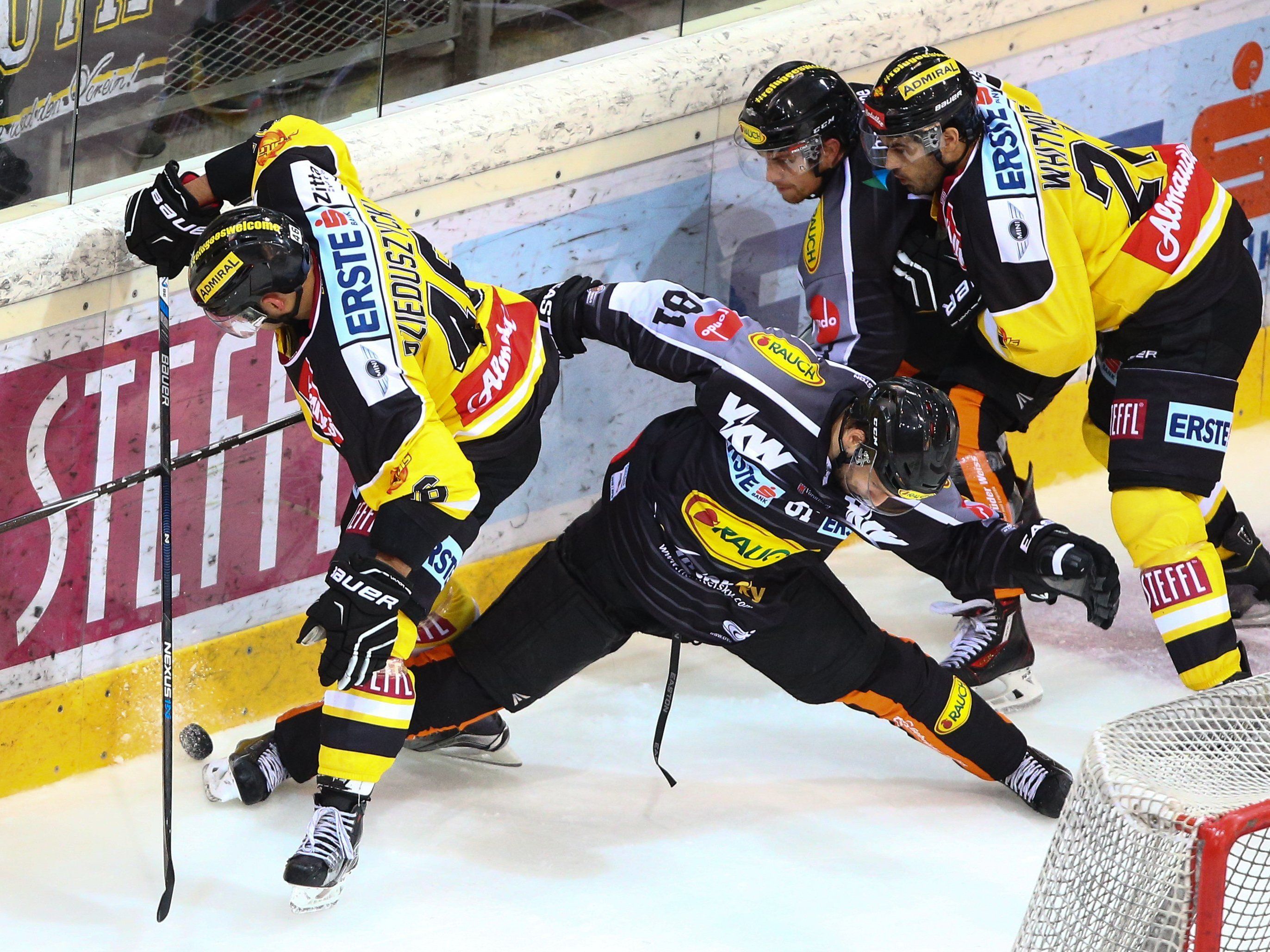 Die Capitals kassierten die erste Niederlage der EBEL-Saison. Die Capitals kassierten die erste Niederlage der EBEL-Saison.