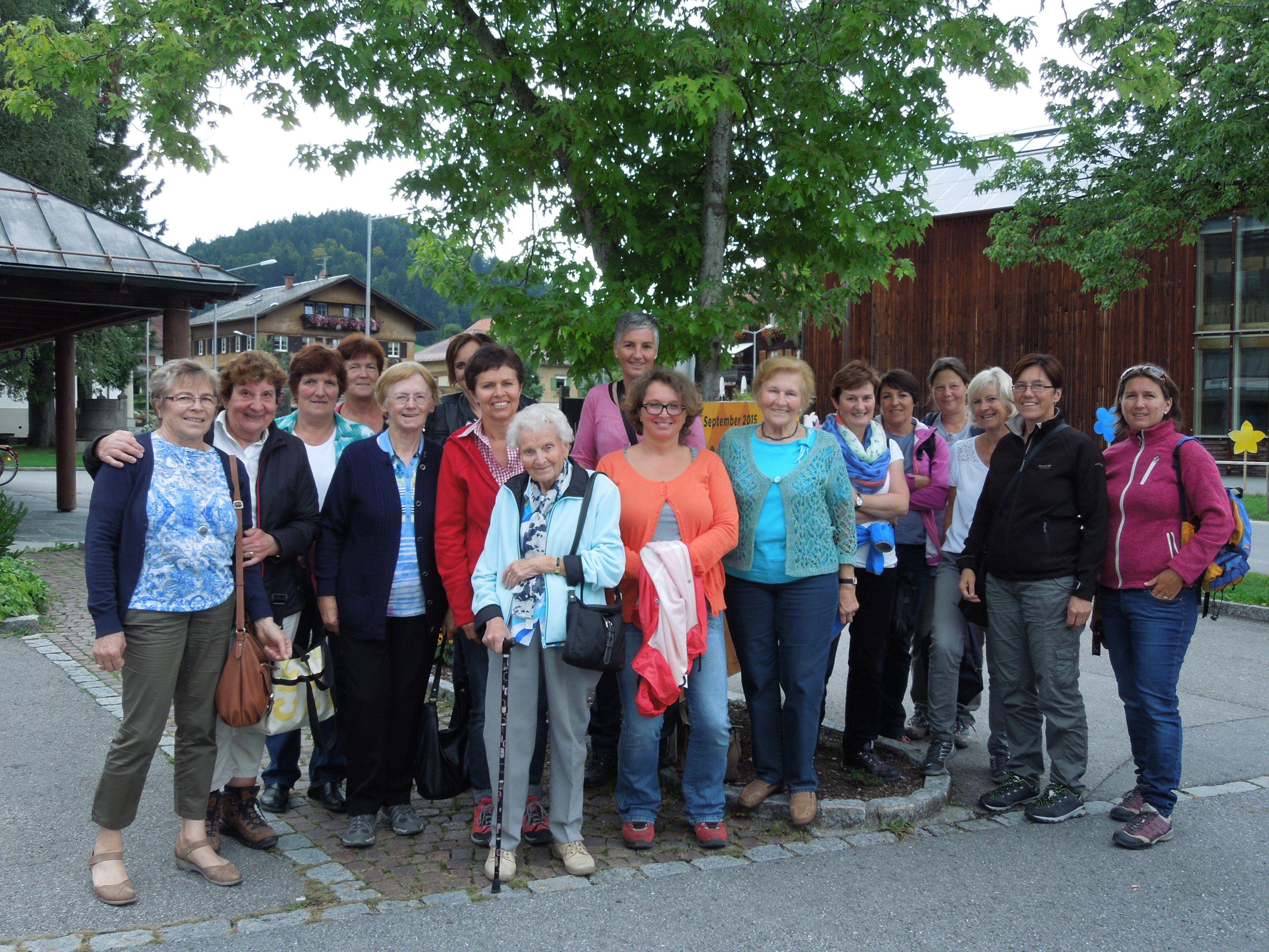 Gruppenfoto in Hittisau