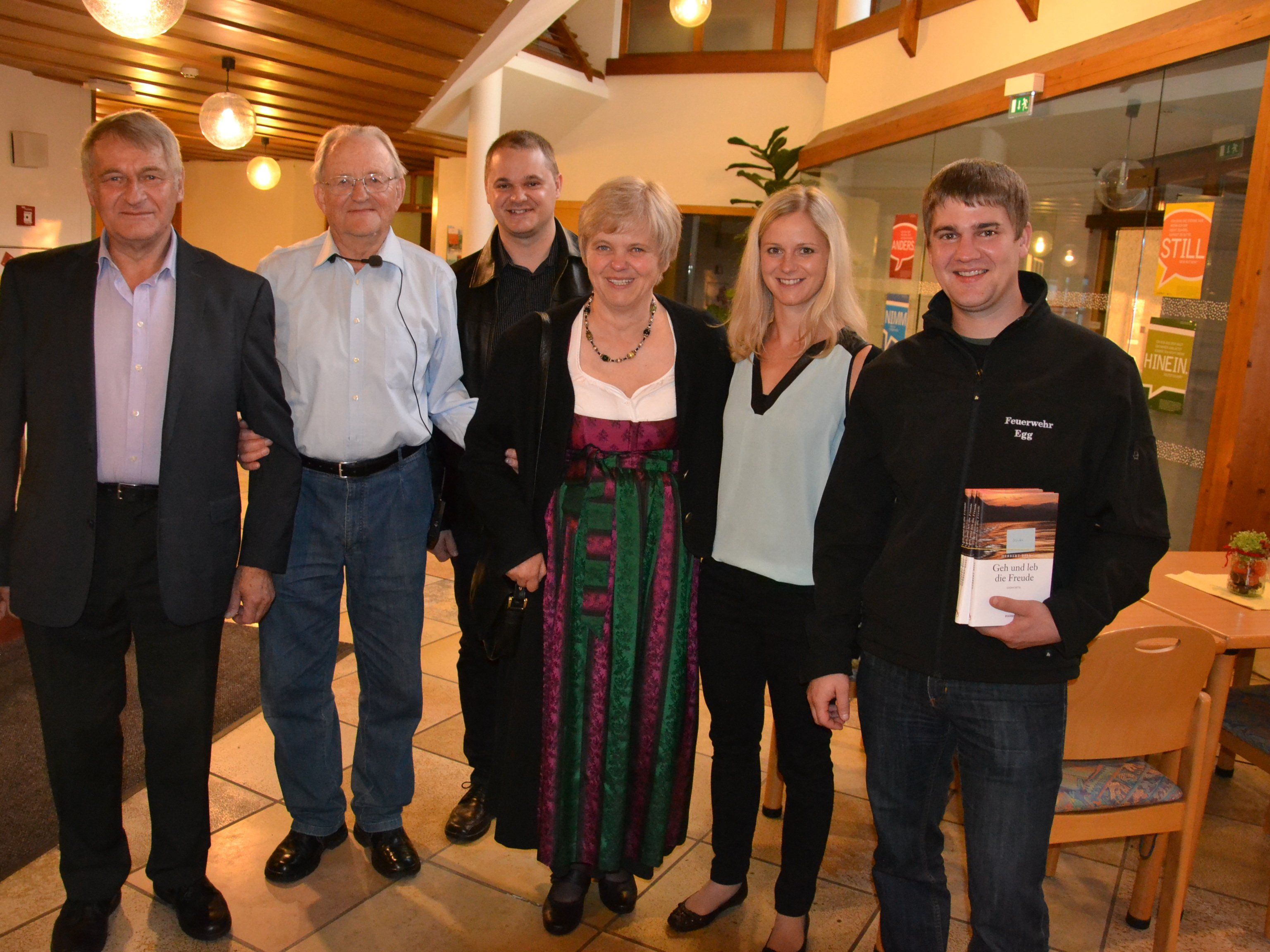 v.l. Josef Hammerer, Herbert Bell, Andreas, Ulrike, Katharina und Mathias Hammerer v.l. Josef Hammerer, Herbert Bell, Andreas, Ulrike, Katharina und Mathias Hammerer