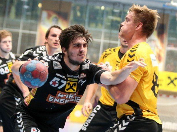 Die Handballer aus Bregenz zogen gegen die Fivers den Kürzeren. Die Handballer aus Bregenz zogen gegen die Fivers den Kürzeren.